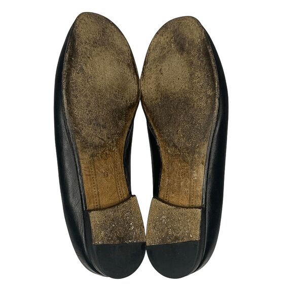 Gucci Jordaan Horsebit Loafers EU 36 US 6 Black Leather Flat Slip On Shoes - Picture 11 of 11